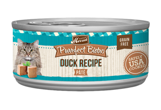 Purrfect Bistro Grain Free Duck Pate Wet Cat Food Merrick Pet Care