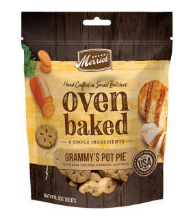Grammys Oven Baked Chicken Pot Pie Dog Treats Merrick Pet Care
